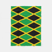 Jamaicaanse vlag fleece gooien deken (Voorkant)