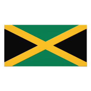 Jamaicaanse vlag foto afdruk