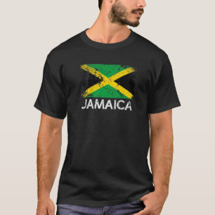 Jamaicaanse vlag   gemaakt in Jamaica Gift T-shirt