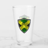 Jamaicaanse vlag glas (Achterkant)