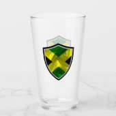Jamaicaanse vlag glas (Voorkant)