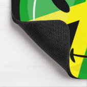 Jamaicaanse vlag glimlachen muismat (Hoek)