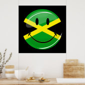 Jamaicaanse vlag glimlachen poster (Keuken)