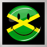 Jamaicaanse vlag glimlachen
