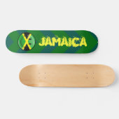 Jamaicaanse vlag glimlachen skateboard (Horizontaal)