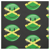 Jamaicaanse vlag glimlachen stof (Swatch)