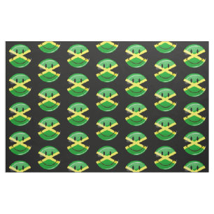 Jamaicaanse vlag glimlachen stof