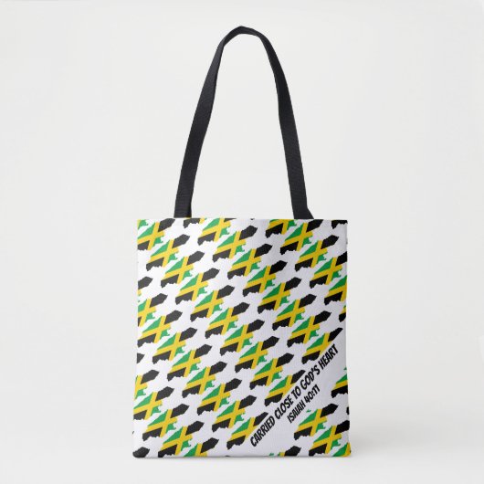 JAMAICAANSE VLAG | Gods hart | Jesaja 40 Tote Bag (Voorkant)