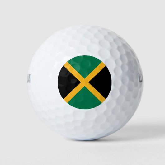 Jamaicaanse vlag golfballen (Voorkant)