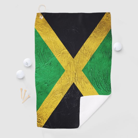 Jamaicaanse vlag golfhanddoek (Insitu)