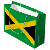Jamaicaanse vlag groot cadeauzakje (Voorkant Gekanteld)