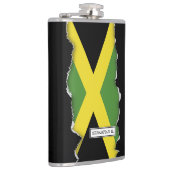 Jamaicaanse vlag heupfles (Rechts)