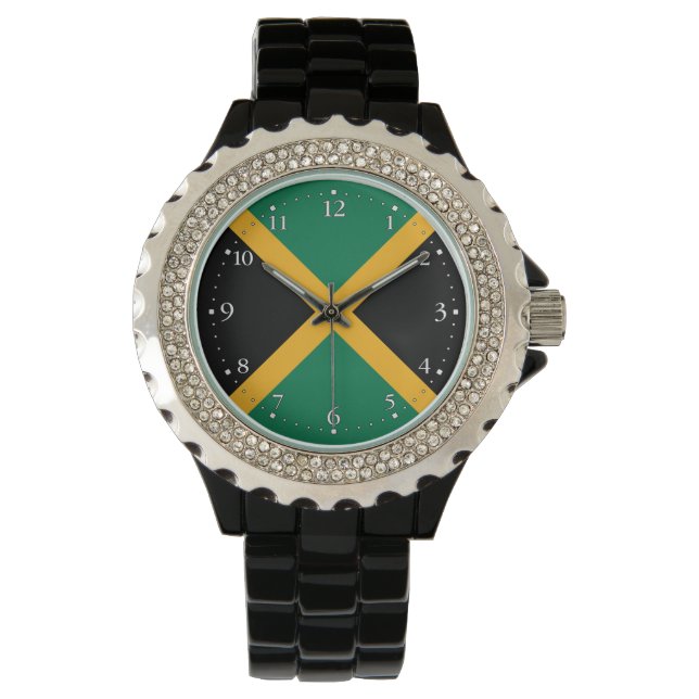 Jamaicaanse vlag horloge (Voorkant)
