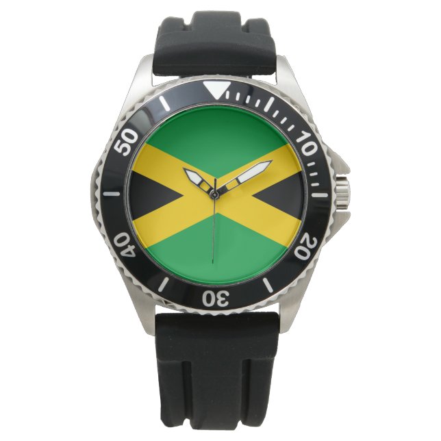 Jamaicaanse vlag horloge (Voorkant)