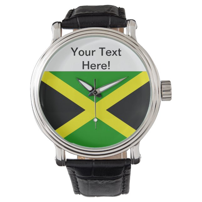 Jamaicaanse vlag horloge (Voorkant)