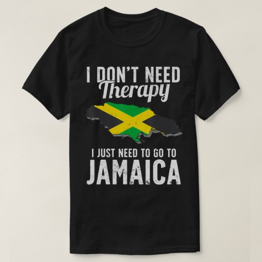 Jamaicaanse vlag I Jamaica Vacation Jamaica T-shirt (Design voorkant)