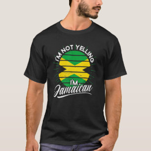 Jamaicaanse vlag ik niet Yelling Jamaica Souvenir T-shirt