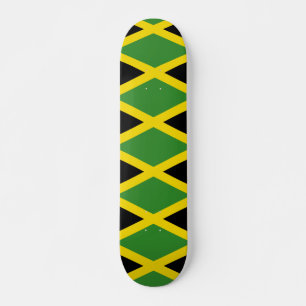 Jamaicaanse vlag Jamaica Colors Geometric Pattern Persoonlijk Skateboard