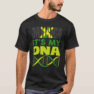 Jamaicaanse vlag Jamaica Het is in mijn dna Mannen T-shirt