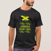 Jamaicaanse vlag Jamaica Het zit in mijn DNA-Manne T-shirt (Voorkant)