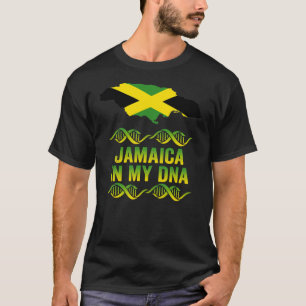 Jamaicaanse vlag Jamaica Het zit in mijn DNA-Manne T-shirt