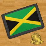 Jamaicaanse vlag & Jamaica mode patriotten / sport Drievoud Portemonnee<br><div class="desc">WALLETS: Jamaica & Jamaican Flag mode - hou van mijn land,  reizen,  nationale patriotten / sportfans</div>