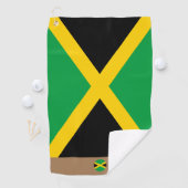 Jamaicaanse vlag & Jamaica, monogrammen sport/Golf Golfhanddoek (Insitu)