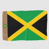 Jamaicaanse vlag & Jamaica, monogrammen sport/Golf Golfhanddoek (Horizontaal)