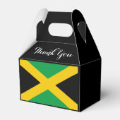 Jamaicaanse vlag Jamaica Party Dank u Bedankdoosjes (Achterkant)