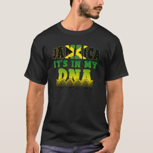 Jamaicaanse vlag Jamaica Pride in mijn DNA-Mannen T-shirt