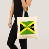 Jamaicaanse vlag Jamaicaanse budgettaire Canvas ta Tote Bag (Voorkant (product))