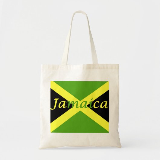 Jamaicaanse vlag Jamaicaanse budgettaire Canvas ta Tote Bag (Voorkant)
