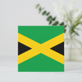 Jamaicaanse vlag kaart (Staand voorkant)