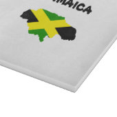 Jamaicaanse vlag kaart gestempeld snijplank (Hoek)