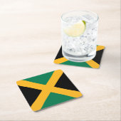 Jamaicaanse vlag kartonnen onderzetters (Insitu)