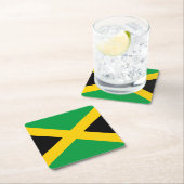 Jamaicaanse Vlag Kartonnen Onderzetters (Insitu)