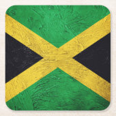 Jamaicaanse vlag kartonnen onderzetters (Voorkant)