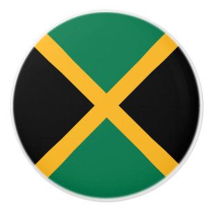 Jamaicaanse vlag keramische knop