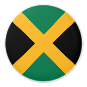 Jamaicaanse vlag keramische knop