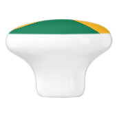 Jamaicaanse vlag keramische knop (Zijkant)