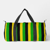 Jamaicaanse vlag kleuren gestreept patroon plunjezak (Voorkant)