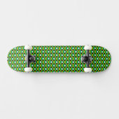Jamaicaanse vlag kleuren harten patroon patriottis persoonlijk skateboard (Horizontaal)