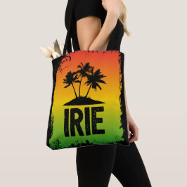 Jamaicaanse vlag kleuren Irie Tropical Rasta groet Tote Bag
