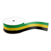 Jamaicaanse vlag kleuren lint, Jamaica / sport Grosgrain Lint (Spoel)