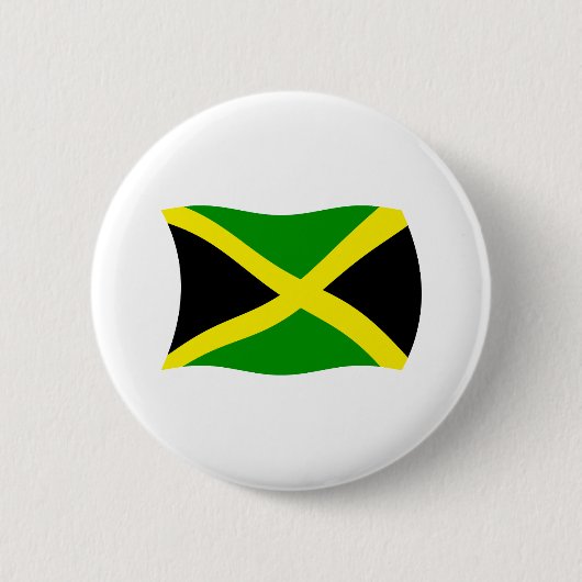 Jamaicaanse vlag knop ronde button 5,7 cm (Voorkant)