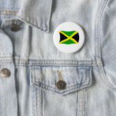 Jamaicaanse vlag knop ronde button 5,7 cm (In situ)