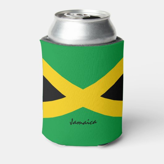 Jamaicaanse vlag koelbox en Jamaica partij/sport Blikjeskoeler (Blikje Achterkant)