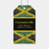 Jamaicaanse vlag - Kreukelen Cadeaulabel (Achterkant)