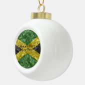 Jamaicaanse vlag - Kreukelen Keramische Bal Ornament (Rechts)