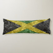 Jamaicaanse vlag - Kreukelen Lichaamskussen (Voorkant)